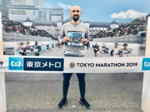 Prezes KS STAL LA – Marcin Grzegorowski realizuje swoje marzenia. Doskonały bieg PREZESA w Tokyo Marathon 2019 w Japonii