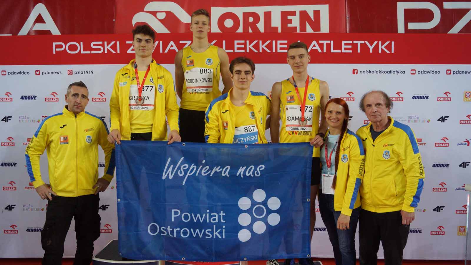 Lekkoatleci Stali LA Ostrów Wielkopolski z czterema medalami w Halowych Mistrzostwach Polski Juniorów U18 i U20 – trwa świetna passa mistrzostw kraju