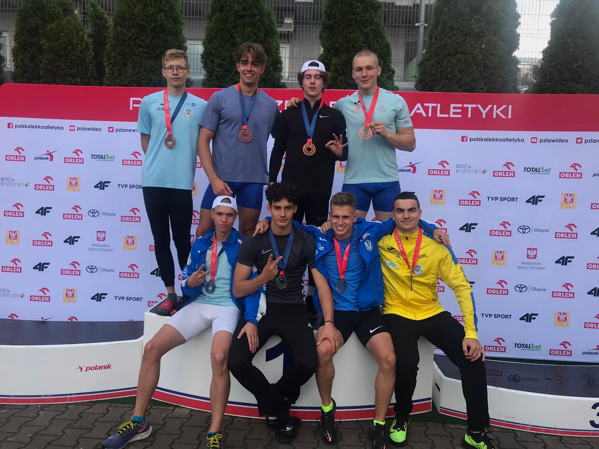 Dwa medale ostrowskich sztafet 4×100 m w MISTRZOSTWACH POLSKI U20!!!