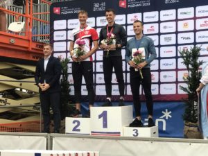 Brązowy medal Mistrzostw Polski U23 Patryka Wykroty w biegu na 100 m – POZNAŃ