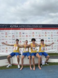 ❗️✅Złoty medal sztafety 4x100m podczas Mistrzostw Polski U23 w Lublinie.🥇🥇