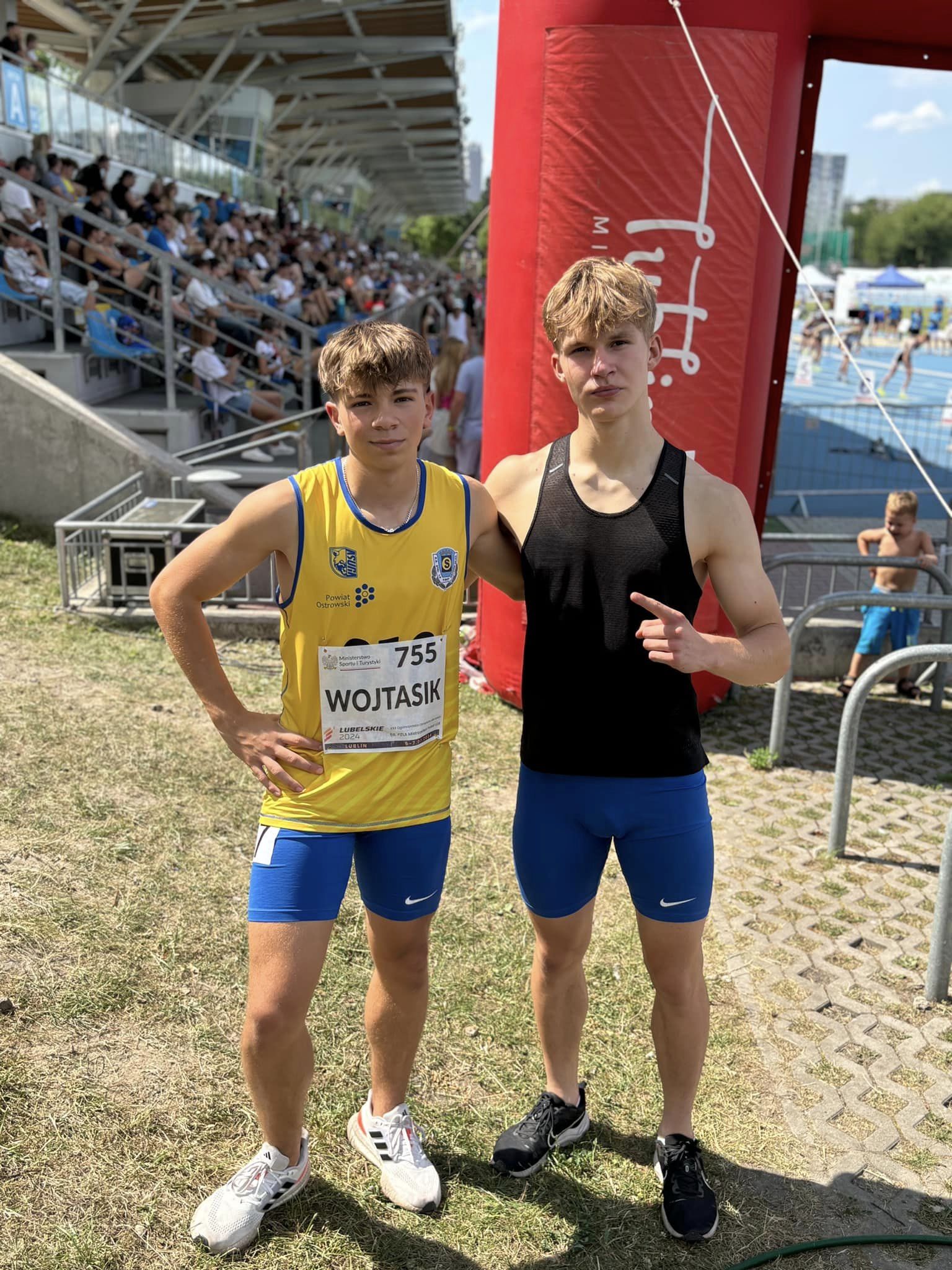 ❗️💛💙 Olek Wojtasik wicemistrzem Polski u18 w biegu na 200m 🥈❗️